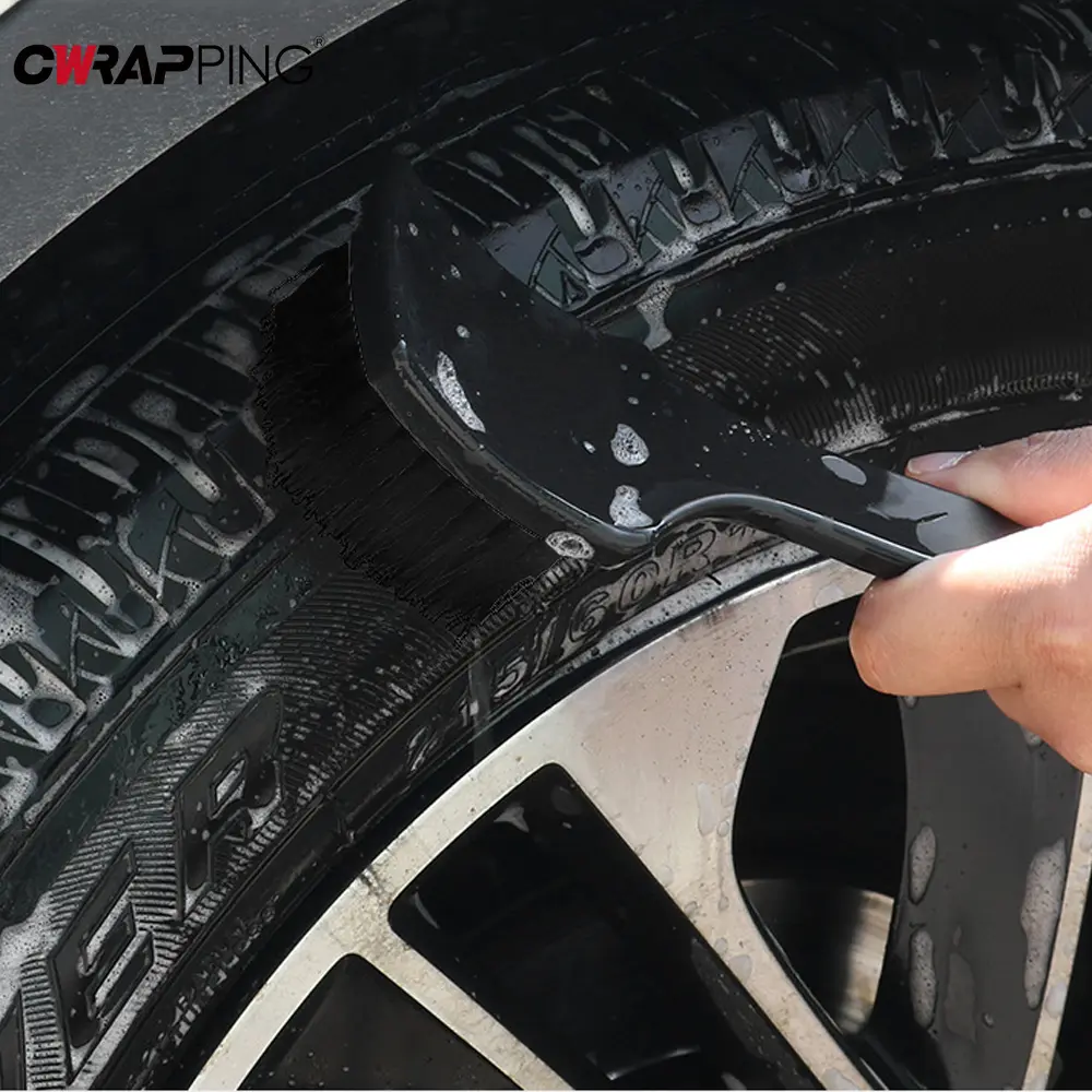 Car Wheel Hub Brushes Tire Rim Brush Tyre Cleaning Brushes Cars Wheels Gap Detailing Tire Washing Tool Car Cleaning Accessories