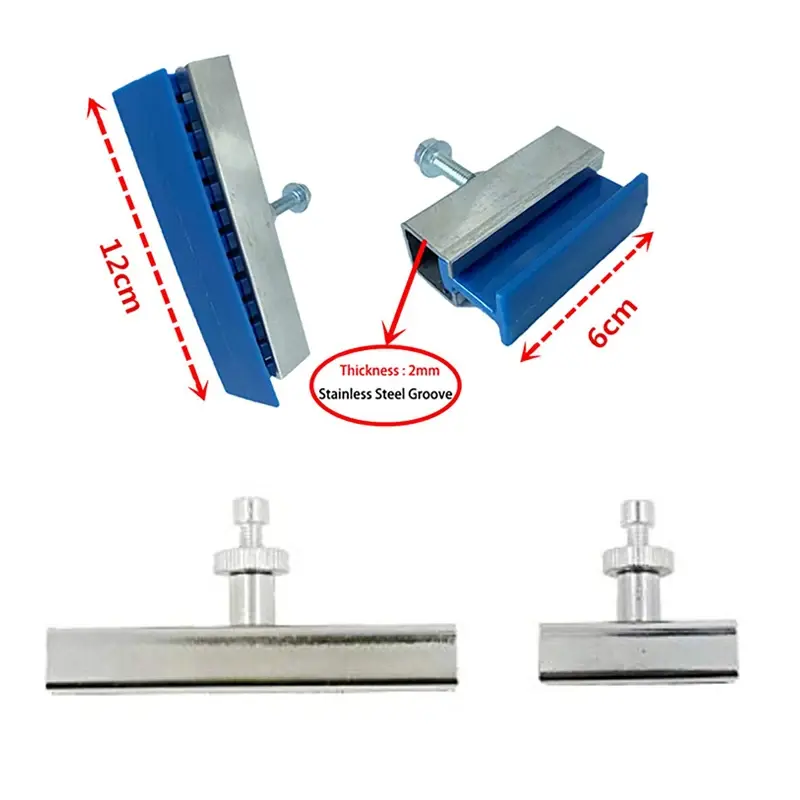6Pcs Car Dent Repair Replacement Tool Set for Remover Hail Pit Universal Paintless Dent Repair Adhesive Blue Glue Tabs Tools Kit