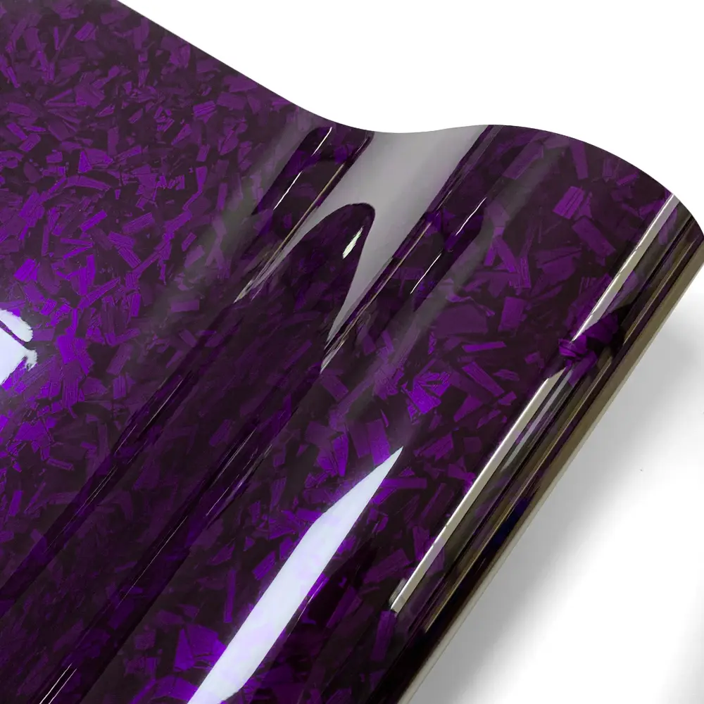 Car Stickers Flower Carbon Fiber Black Sticker DIY Film Vinyl Wrap Forged Carbon Fiber Film Vinyl Wrap Film Car Accessories