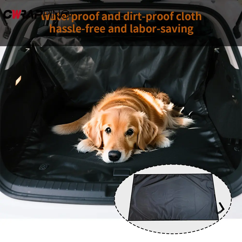 Waterproof Car Trunk Mat Protector Cover for SUV Auto Floor Folding Portable Pet Seat Cover Professional Driving Car Accessories