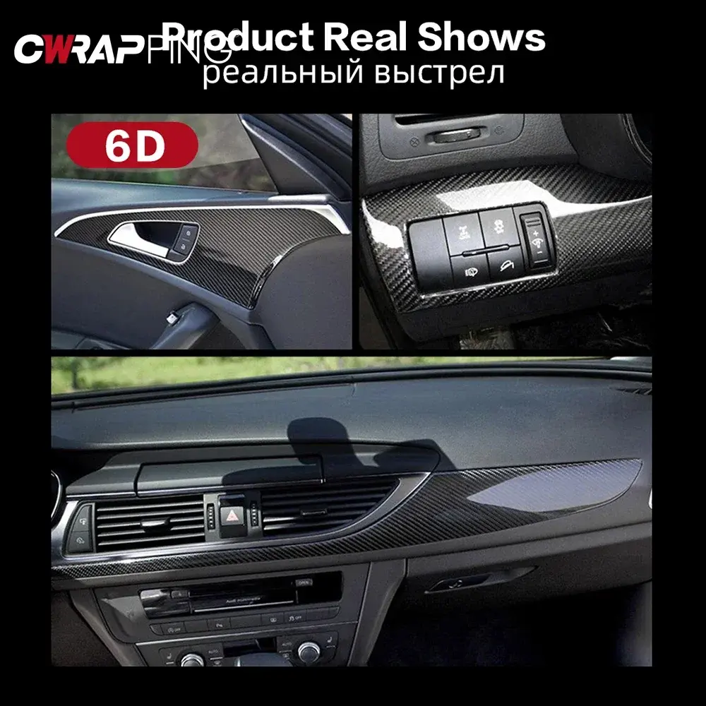 Car Stickers Carbon Fiber Waterproof DIY Cars Protection Film Paste Protector Strip Auto Door Sill Side Mirror Anti Scratch Tape