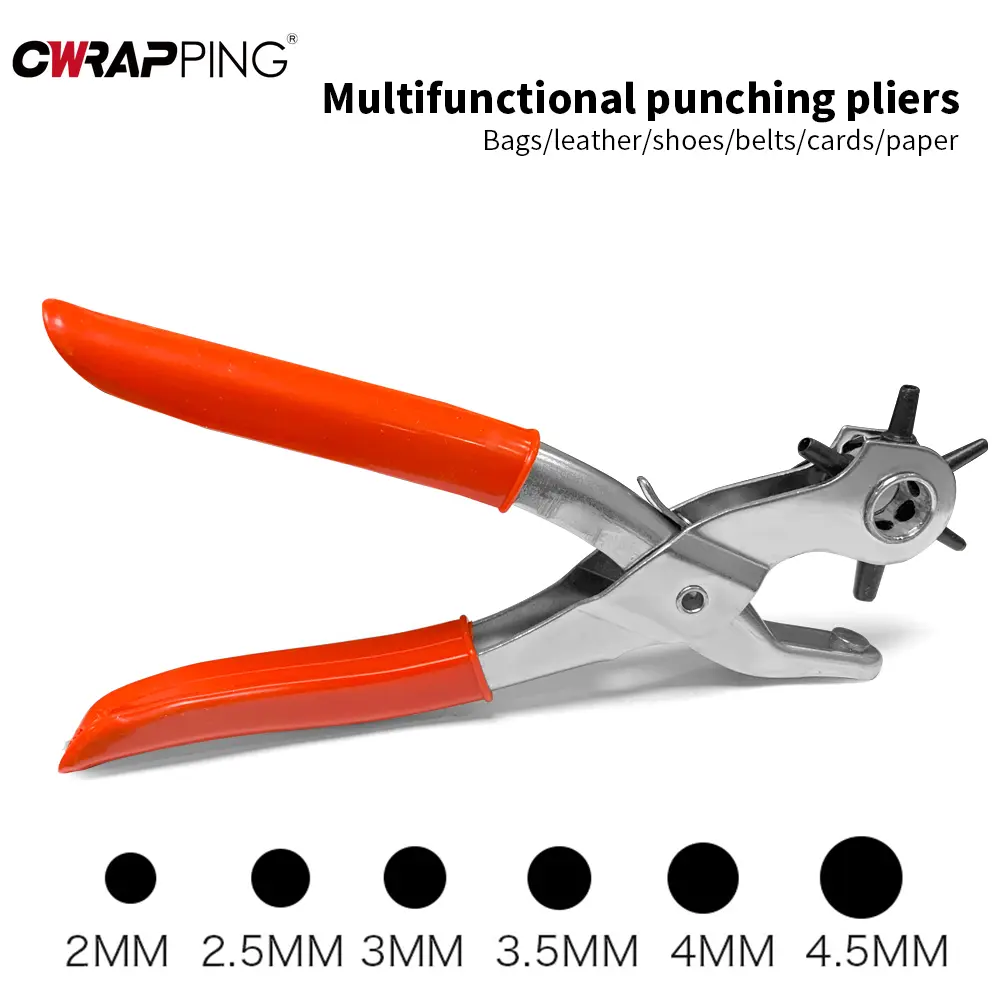 Metal Punching Leather Paper Hole Puncher Home Accessories Tools for Leather Cutting Dies Diy Circular Punching Machine Craft