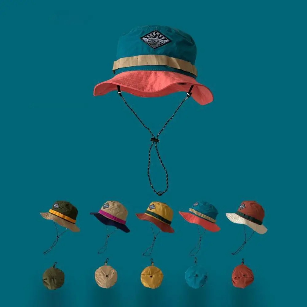 Japanese Quick-drying Packable Hat Fisherman Hat Women Summer Sun Hanging Bag Mountaineering Leisure Vacation Visor Basin Hat