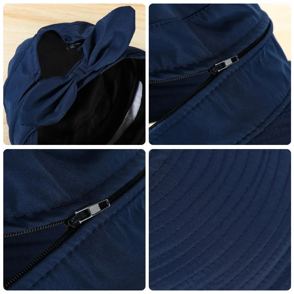 Women Ladies Summer Wide Brim Foldable Visor Outdoor Cap Anti-UV Beach Sun Hat