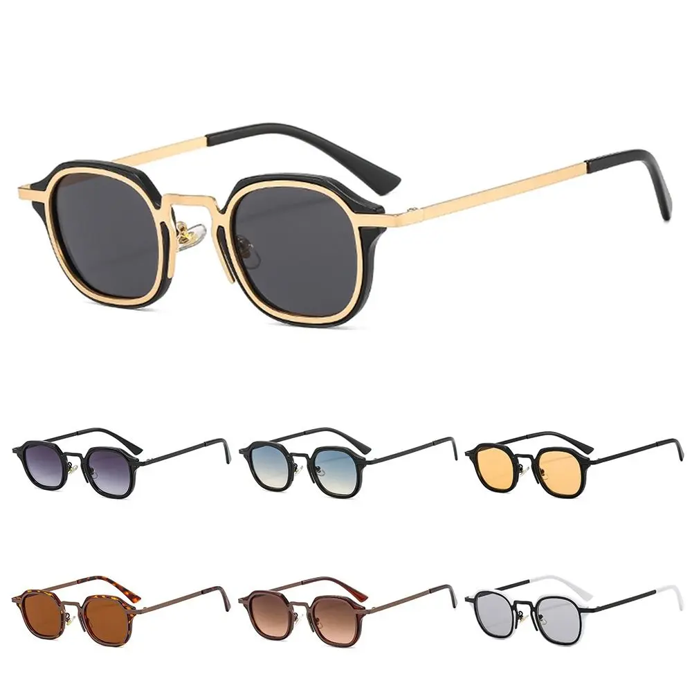 Fashion Small Square Sunglasses for Women & Men Retro Punk Shades Vintage Trendy Driving Sun Glasses