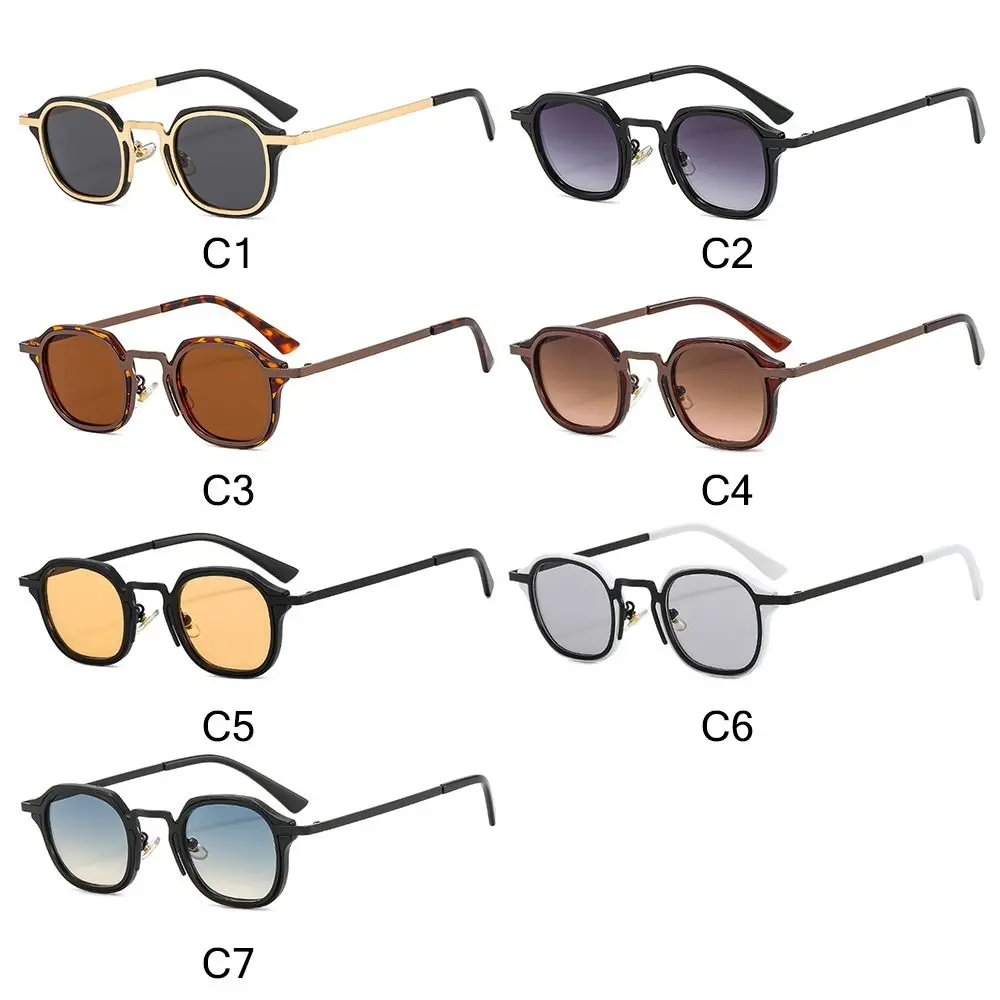 Fashion Small Square Sunglasses for Women & Men Retro Punk Shades Vintage Trendy Driving Sun Glasses
