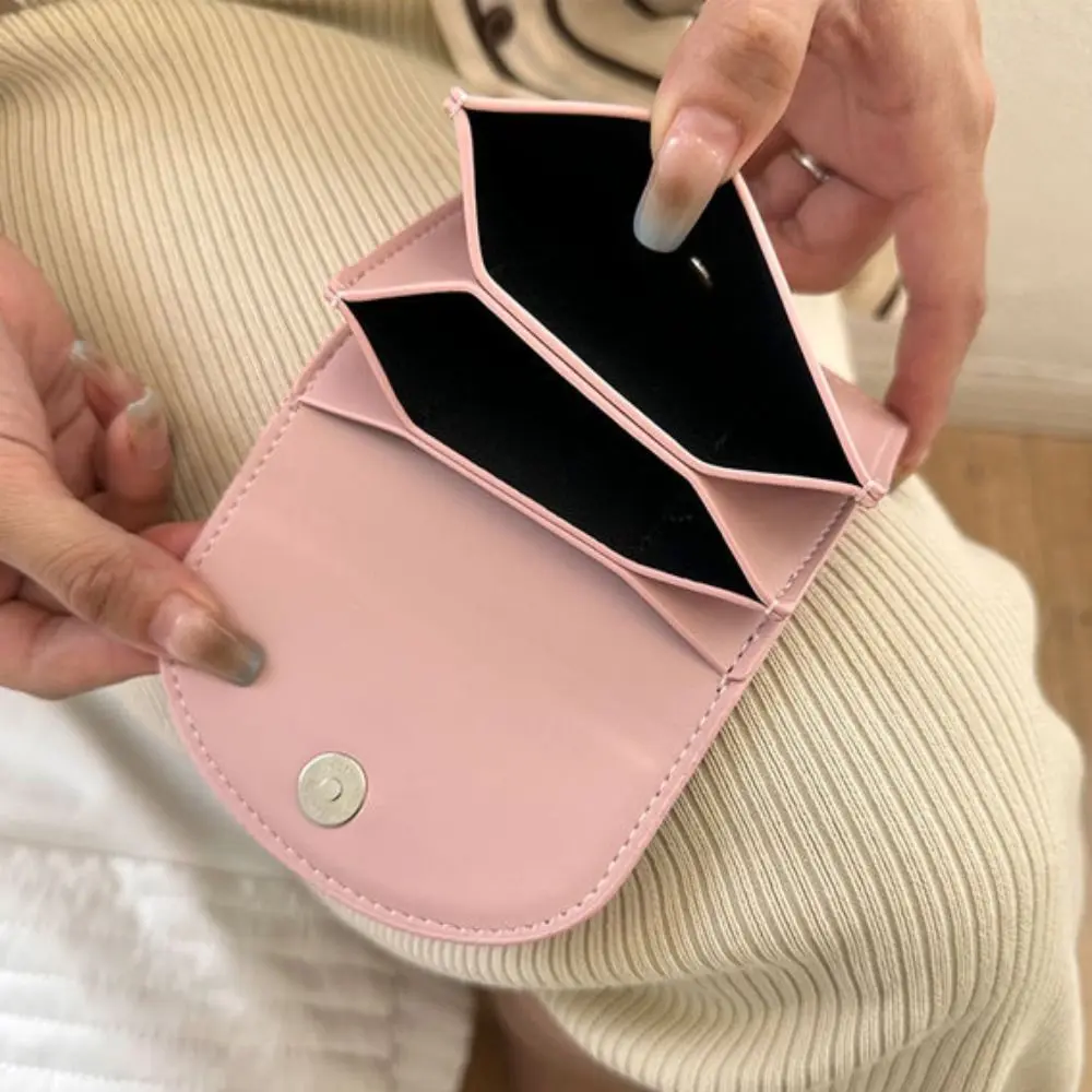 New PU Women Wallets Female Genuine Leather Purses Card Holders Small Portable Coin Purse Large Capacity Money Bag