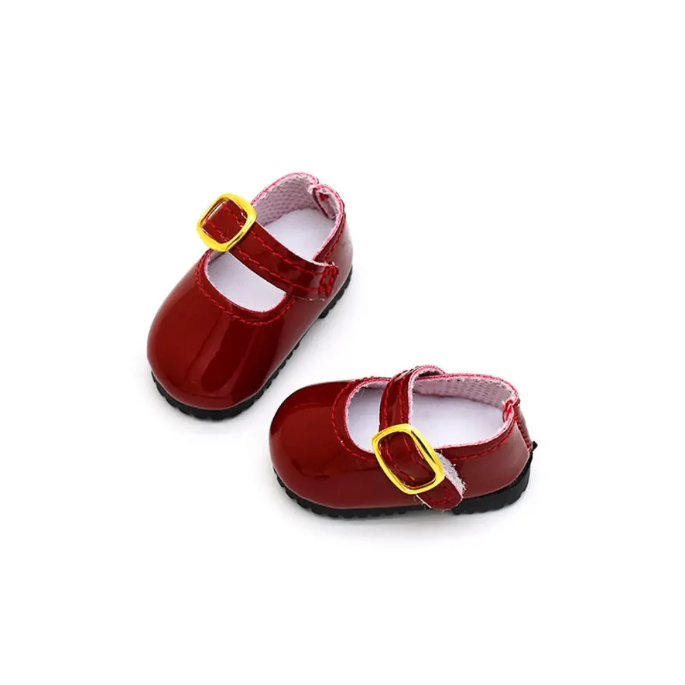 6 Points BJD Shoes for Fat Body Dolls Feet Length 4cm 5cm 30cm Dolls Small Leather Shoes Sneakers Accessories Girls DIY Toys