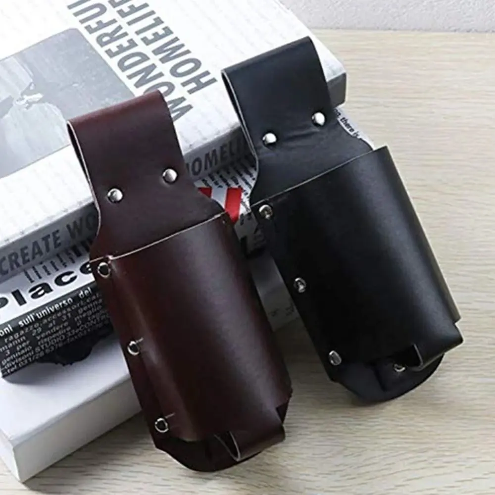 Leather Beer Bottle Waist Holster Portable Beer Belt Bag Handy Wine Bottles Beverage  Holder Outdoor Drink Bottle Case Cover
