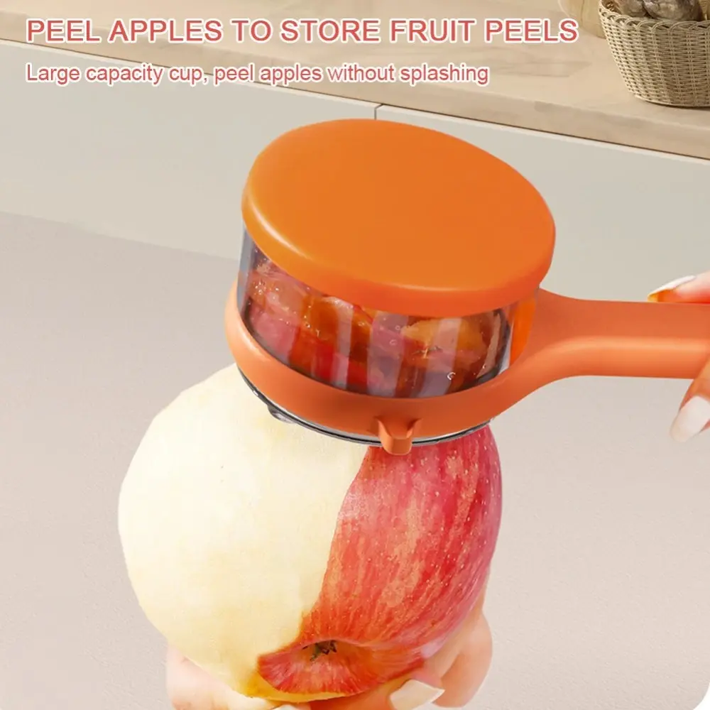 Multifunctional Peeler With Storage Box Manual Apple Peeling Cutter Portable Veggie Potatoes Peelers Kitchen Accessories