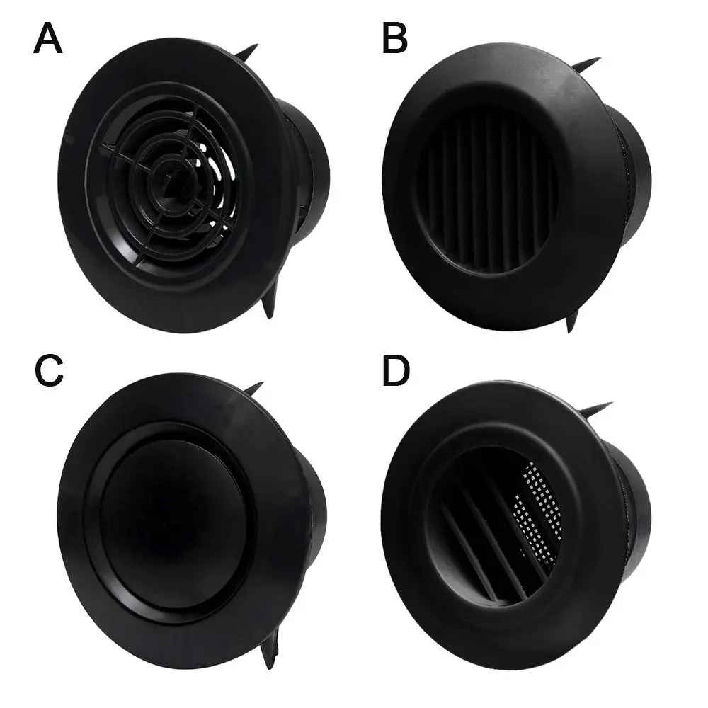 75/100/150mm Various Shapes Air Vent Cap Extract Valve Grille Air Circulation Vents Cover Ducting Ventilation Cover Accessories