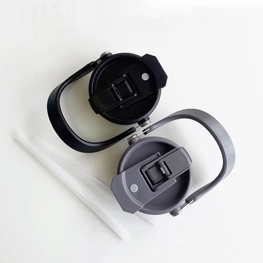 PVC Bottle Cover With Straw 600/750/900/1050/1200ml Cup Cap Universal Splash Spill Proof for Tyeso 600/750/900/1050/1200ml