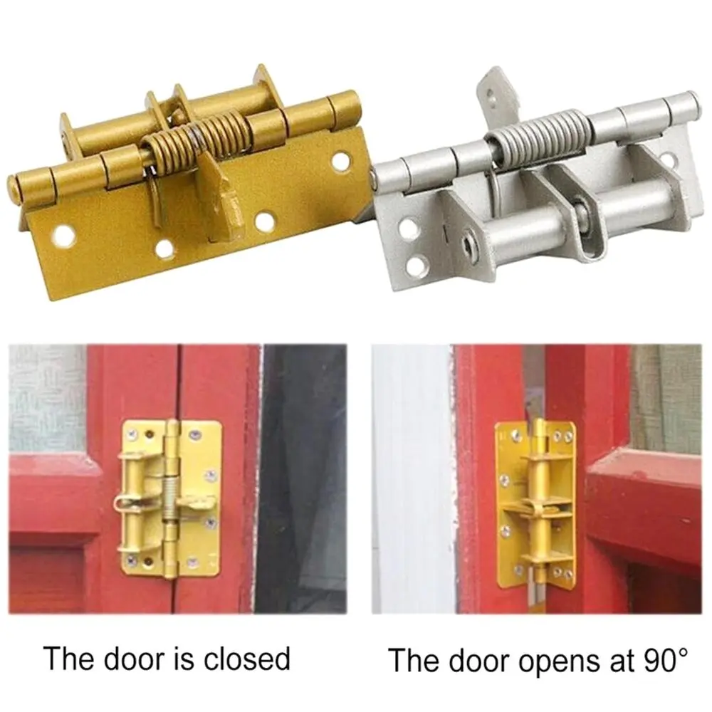 Automatic Door Closer Hinges For Cabinet Wardrobe Multi-function Detachable Spring Hinges Positioning Door Closer