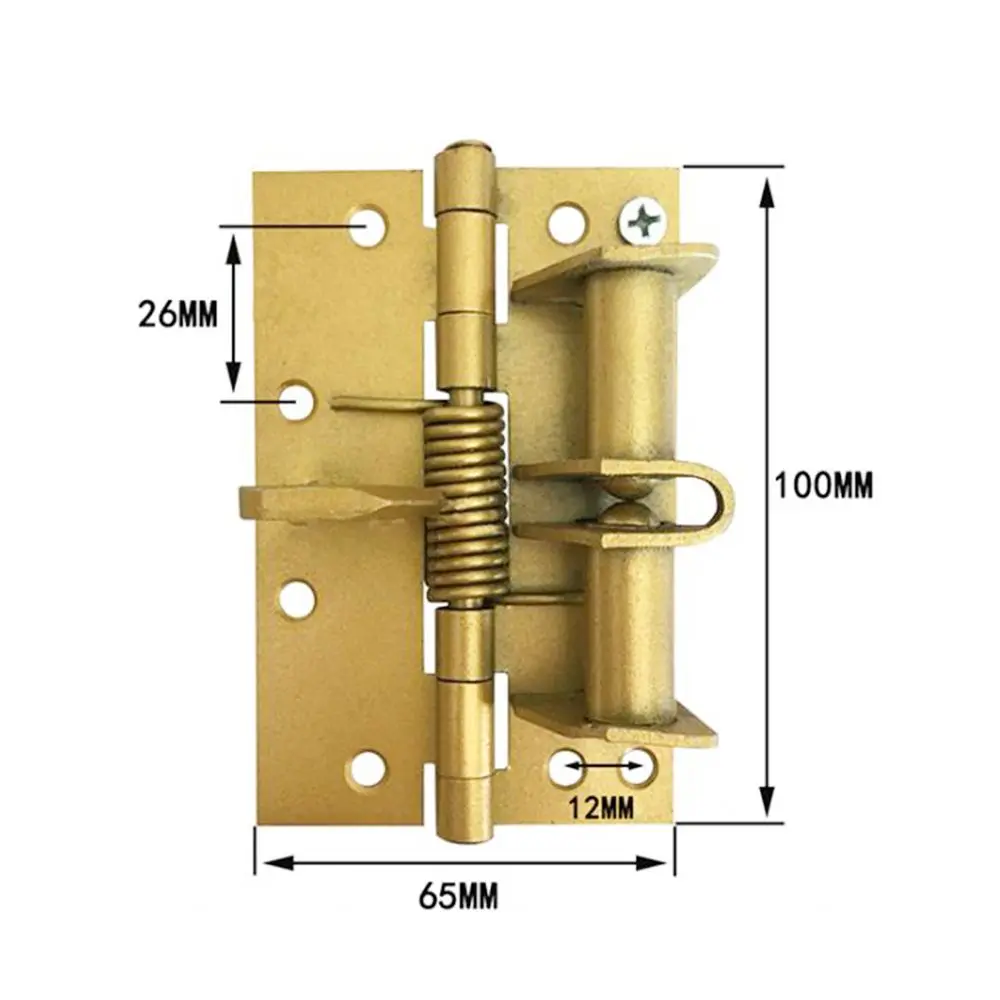 Automatic Door Closer Hinges For Cabinet Wardrobe Multi-function Detachable Spring Hinges Positioning Door Closer