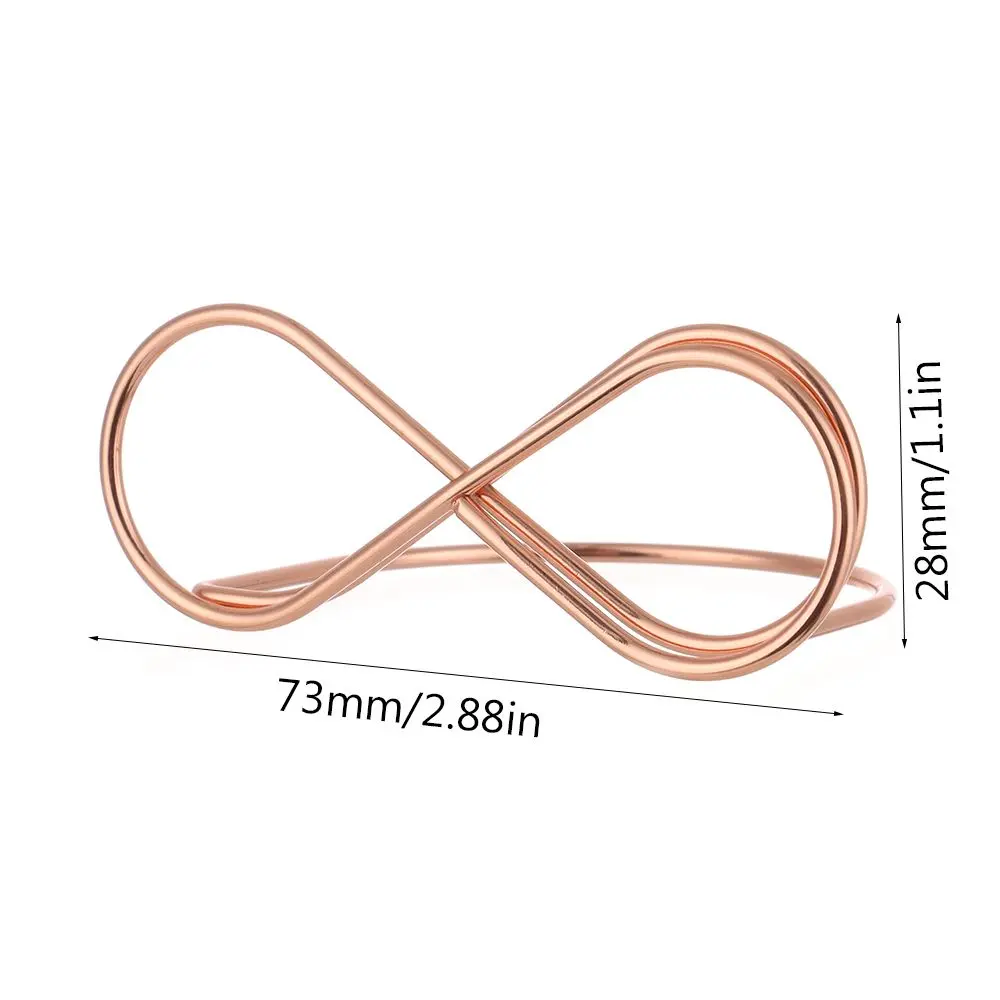 1PCS Romantic Fashion Wedding Supplies Desktop Decoration Paper Clamp Table Numbers Holder Photos Clips Clamps Stand Place Card