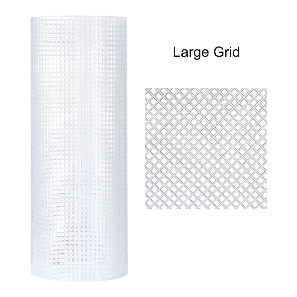 DIY Handcraft Craft Supplies Hook Bags Plastic Mesh Cloth Thread Hook Bag Rug