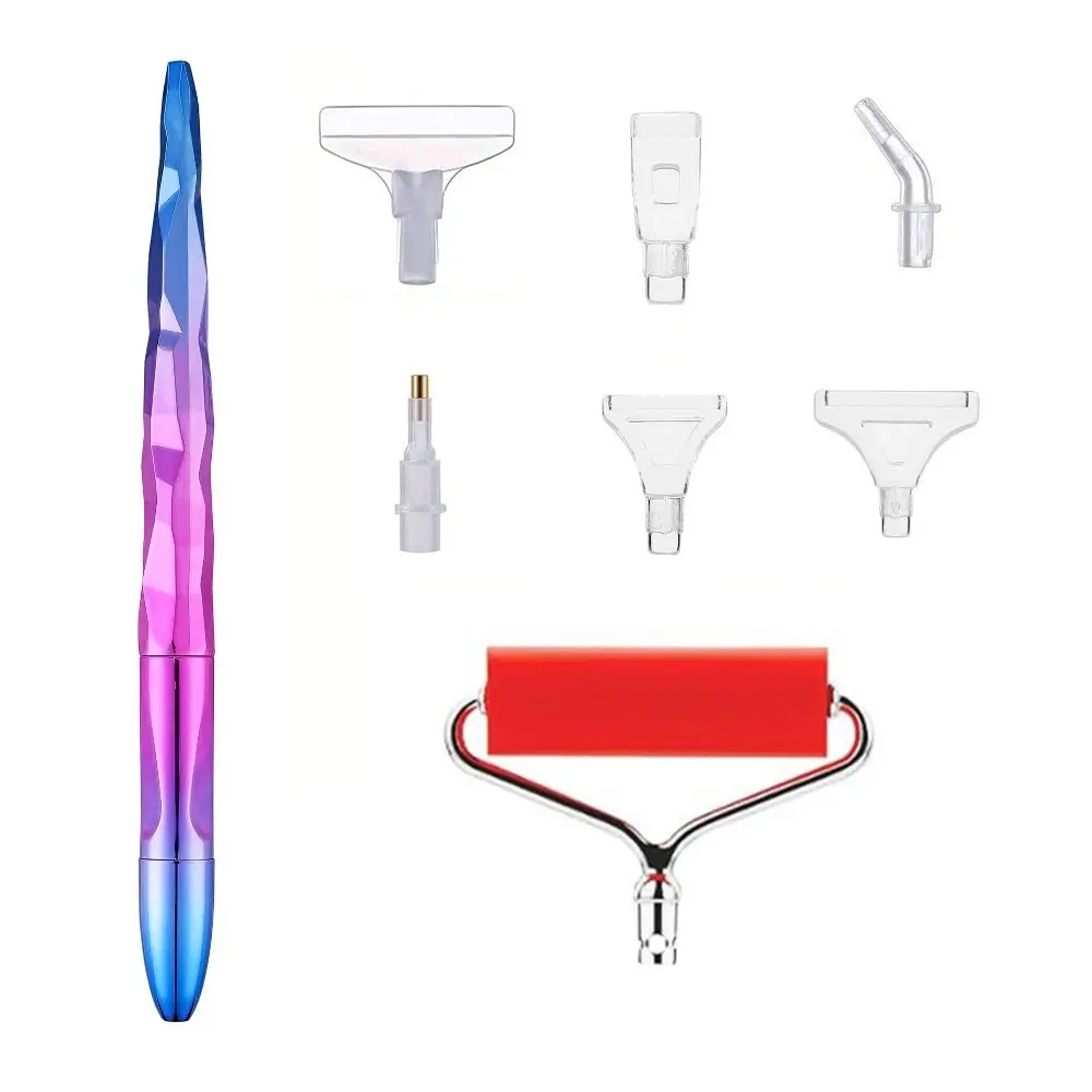 5D Diamond Painting Pen Roller Head Multi-placer Pen Heads Kits DIY Craft Cross Stitch Diamond Painting Accessories Nail Art
