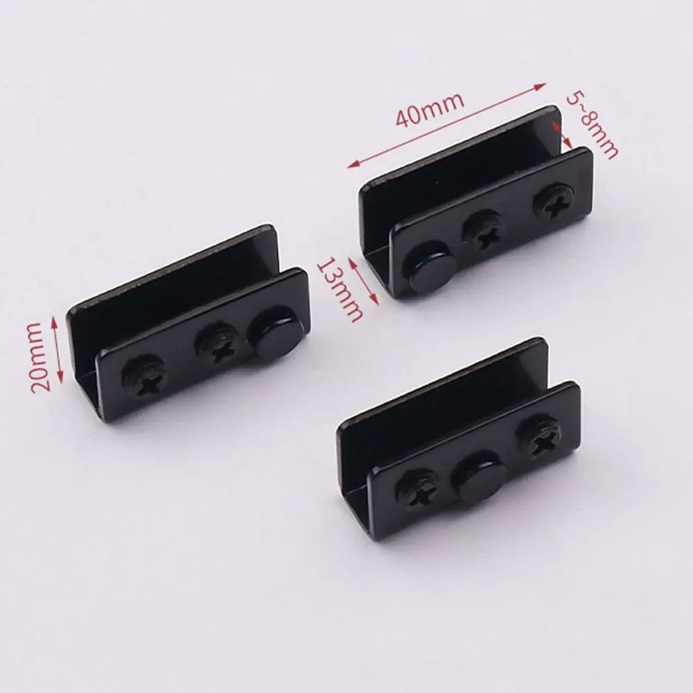 2PCS Non-perforated Glass Hinge Zinc Alloy Glass Door Hinge Glass Hinge Wine Cabinet Hinge Glass Door Hinge