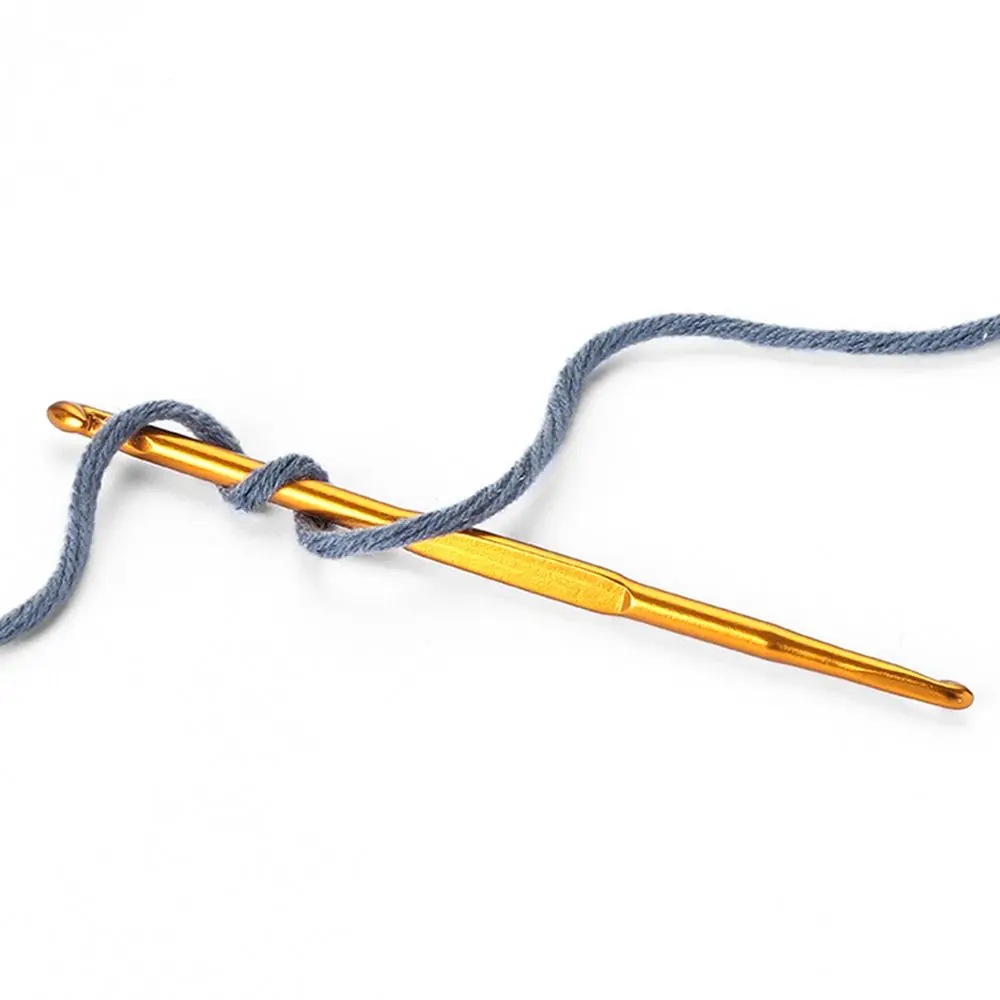 Gold Double End Crochet Hooks New Aluminum Crocheting Needles Crochet Needles Knitting