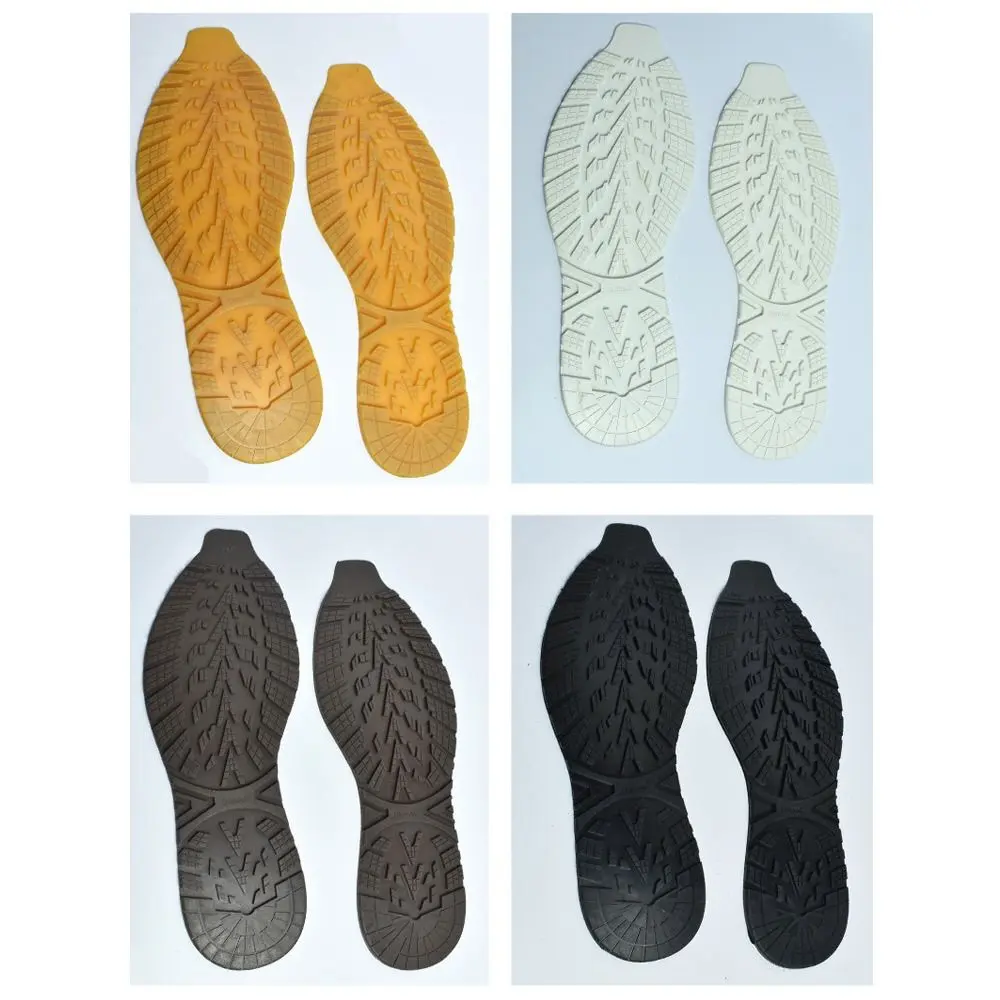 1Pair Anti-skid DIY Replacement Shoes with Thickened Rubber Soles to Repair Wear-resistant Rubber Anti-wear Patches