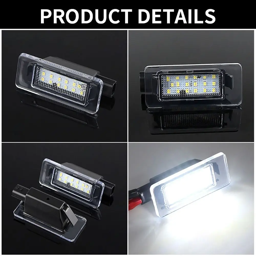 Canbus LED License Number Plate Light Lamp For Nissan Serena C27 2016-2019