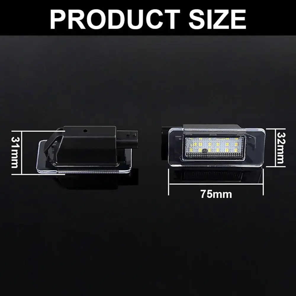 Canbus LED License Number Plate Light Lamp For Nissan Serena C27 2016-2019