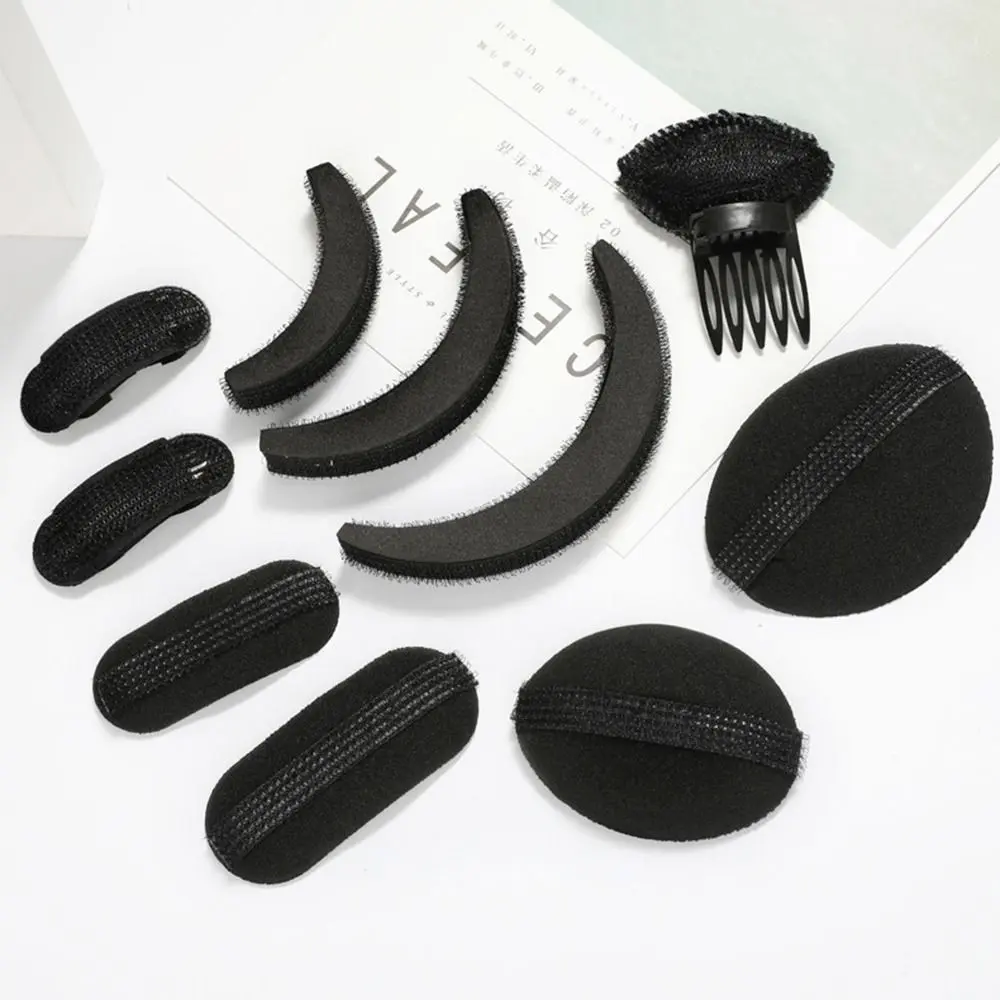 8pcs Hair Volume Increase Puff Sponge Invisible Fluffy Sponge Pad Clip For DIY Women Girls Hair Styling Tools