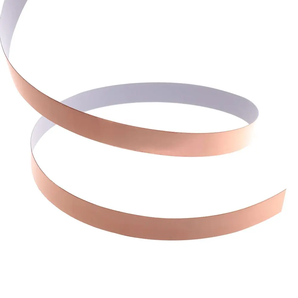 30 Meters Single Side Conductive Copper Foil Tape Strip Adhesive EMI Shielding Heat Resist Tape