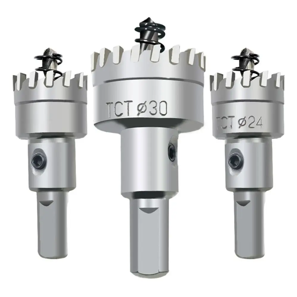 16~35mm TCT Hole Saw Drill Bit Carbide Tip Cutter Hole Opener For Stainless Steel Aluminum Alloy