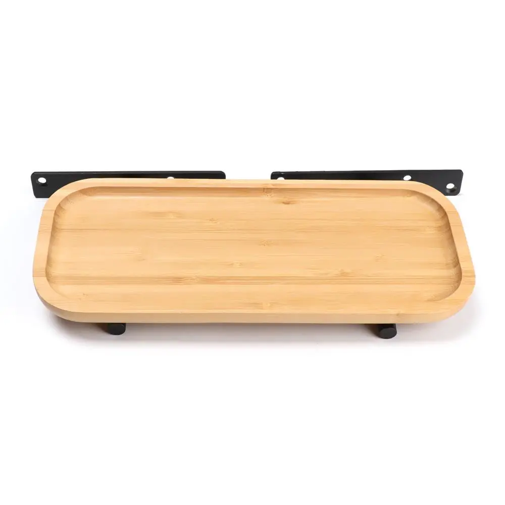 T Shape Concealed Shelf Brackets Floating  Wall Shelf Supports Screw Mounting Plate Multi sizes Metal Brackets