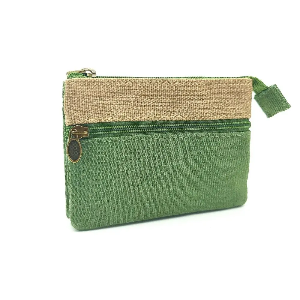 Women's Short Wallet Cotton Coin Purse Female Cloth Mini Money Pouch Card Bag Ladies Little Handbag for Women Girls