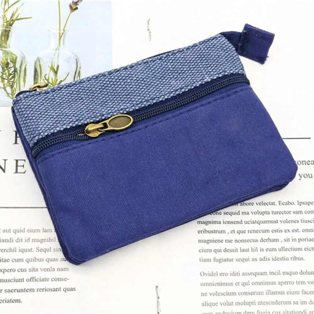 Women's Short Wallet Cotton Coin Purse Female Cloth Mini Money Pouch Card Bag Ladies Little Handbag for Women Girls
