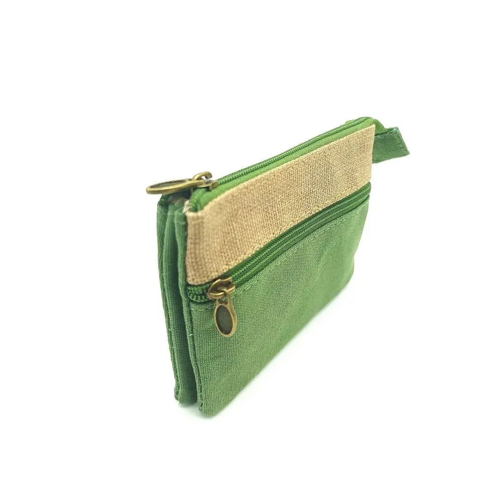 Women's Short Wallet Cotton Coin Purse Female Cloth Mini Money Pouch Card Bag Ladies Little Handbag for Women Girls