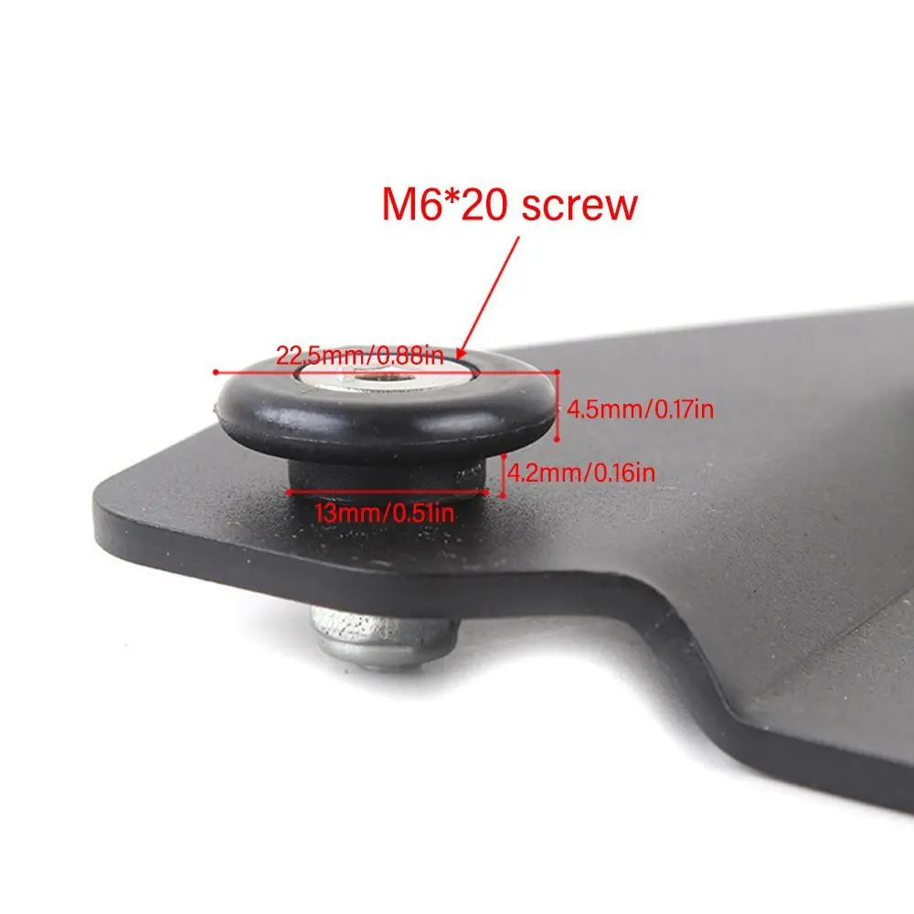 4Pcs Universal Motorcycle Tailbox Buckle Rear Luggage Bushing Trunk Bracket Quick Release Spacers Accessories