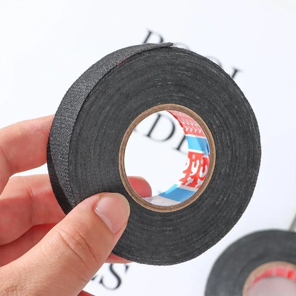 10/15/20M Wire Harness Tape Cloth Fabric Adhesive Heat-resistant Loom Wrapping Tape for Automotive Electrical Insulation Cable
