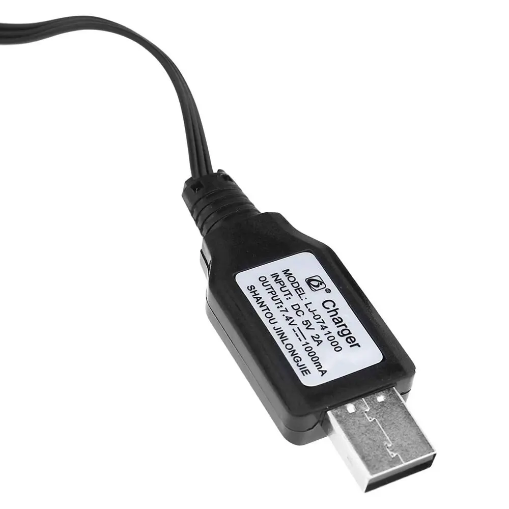 7.4V 1000mA XH-3P USB Charger Lipo Li-ion Battery RC Toys Aircraft Car Robot Helicopter Charging LED Indicator