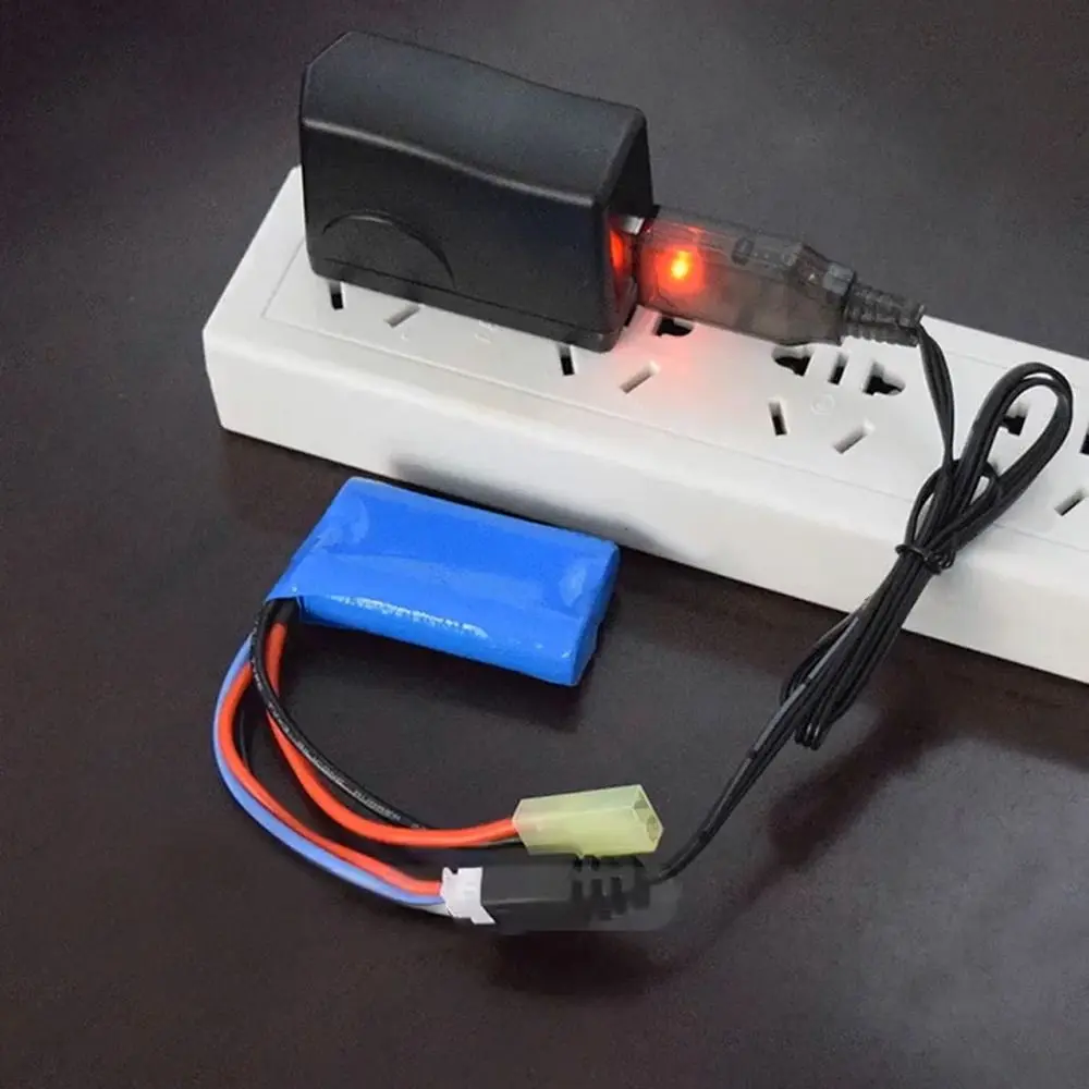 7.4V 1000mA XH-3P USB Charger Lipo Li-ion Battery RC Toys Aircraft Car Robot Helicopter Charging LED Indicator