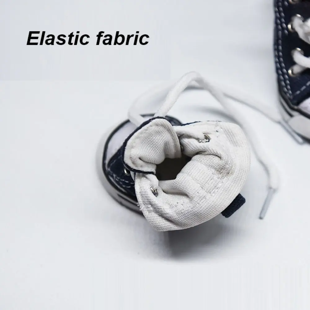 4PCS/Set Anti-skidding Denim Canvas Dog Shoes Pet Shoes Waterproof Shoes Sneakers Breathable Booties