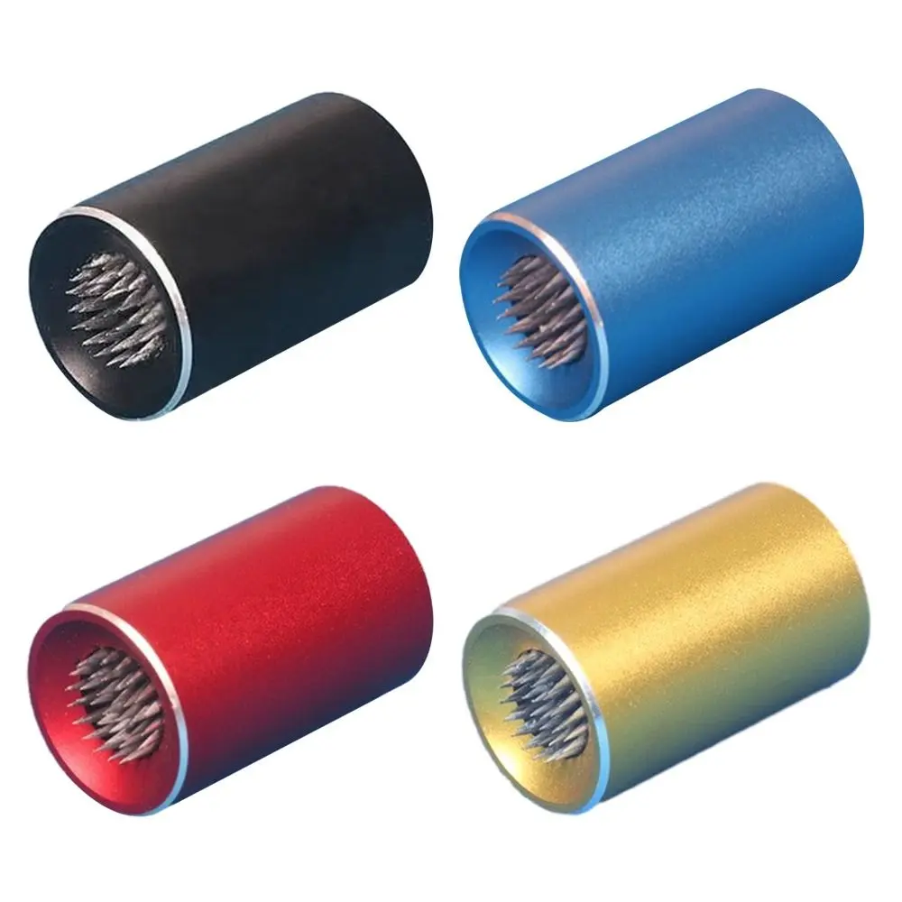 2 In 1 Billiard Cue Tip Repair Shaper Metal Snooker Billiard Pool Cue Tip Shaper Burnisher File Repair Tool Billiards Accessory