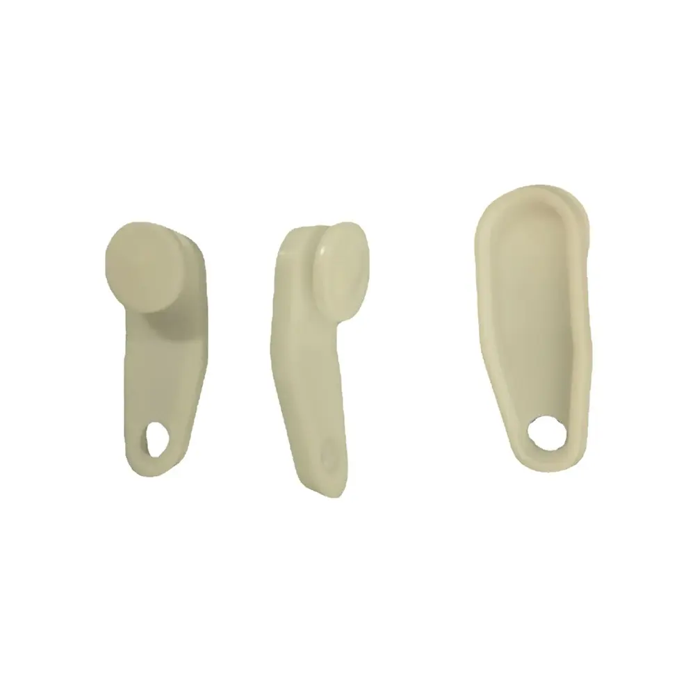 50 Pcs White Curtain Track Clips Easy To Use Durable Multifunction Curtain Accessories Plastic Curtain Track Hooks Bedroom
