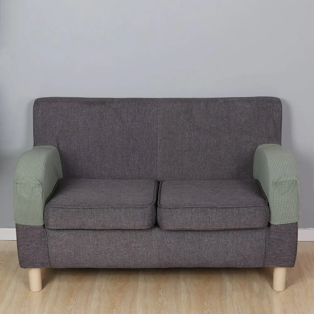 2PCS Removable Chair Furniture Armrest Covers Couch Arm Protector Home & Living Sofa Cover