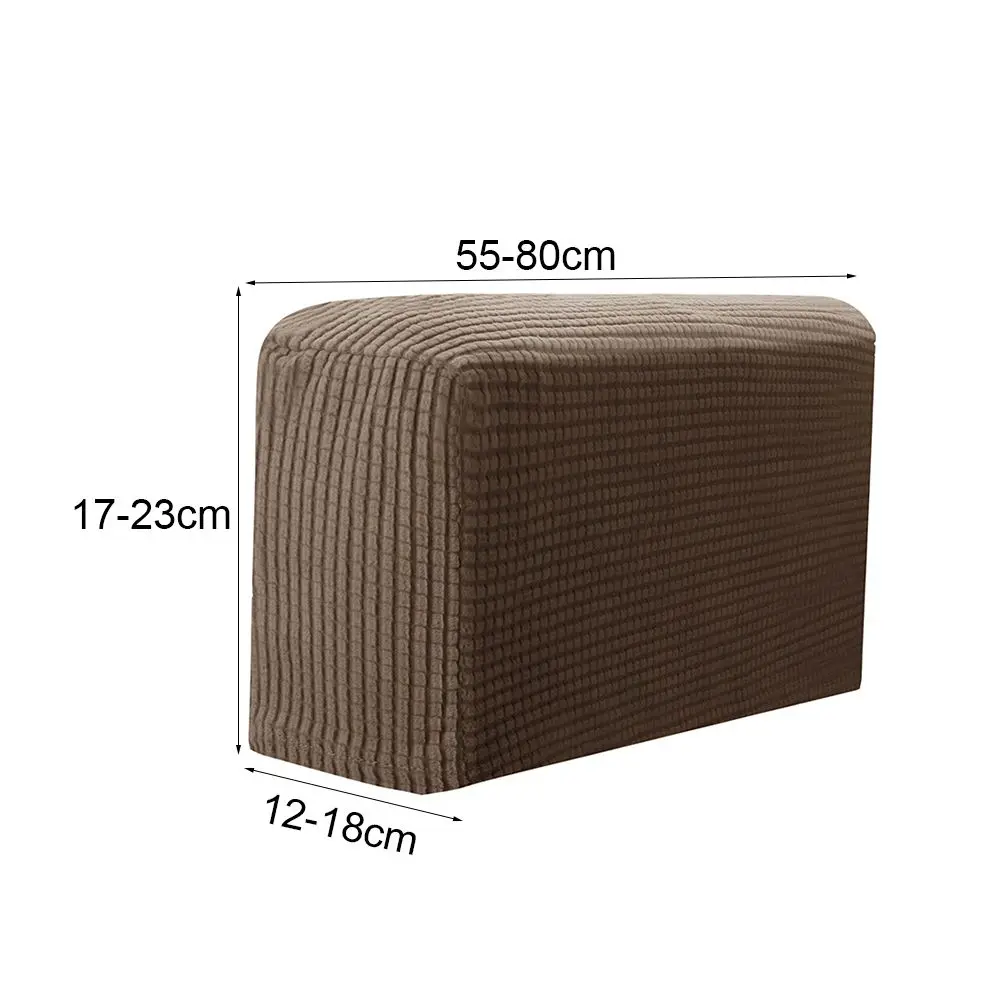 2PCS Removable Chair Furniture Armrest Covers Couch Arm Protector Home & Living Sofa Cover