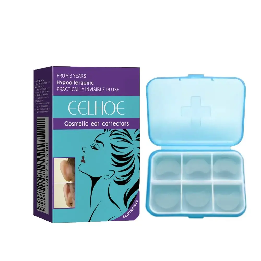 Ear Corrector Auricle Valgus Correction Waterproof Ear Stickers Transparent Silicone Orthotics  For All Ages