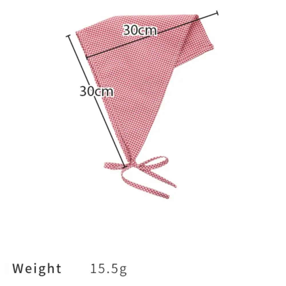 New Pastoral Style Bandana Headband Women's Triangle Headscarf Hair Bands Spring Summer Girl Fashion Decoration Ties Hair Scarf