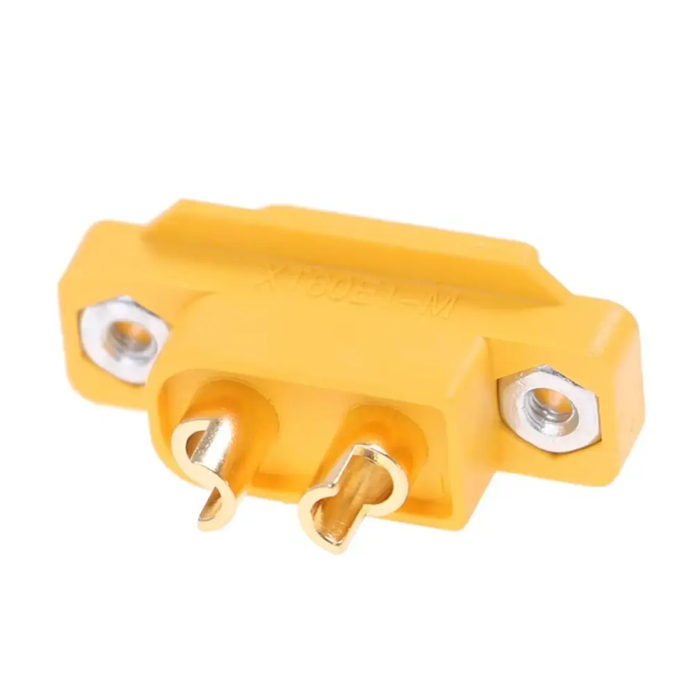 New AMASS XT60E Connector Yellow Black Mountable XT60E Female Plug FPV Racing Fixed Board Plastic XT60E-F Cover RC Accessories