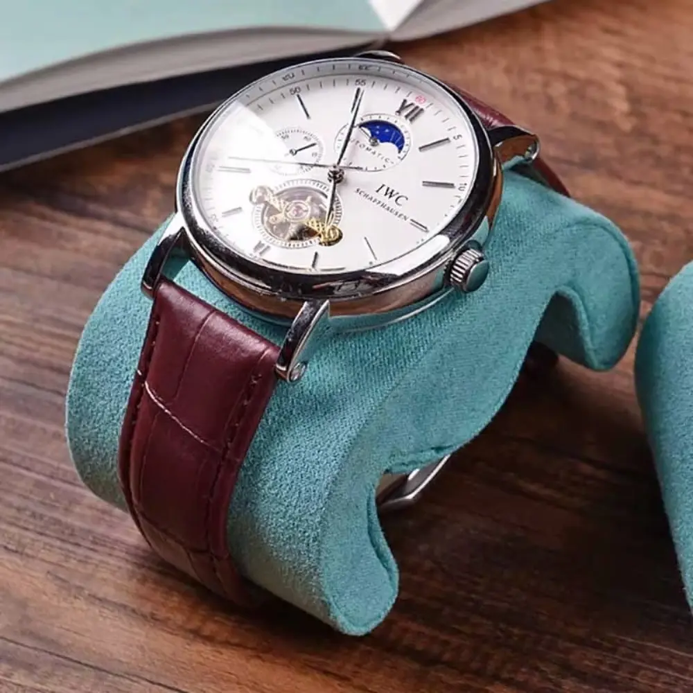 Watches Storage Pillow Women Jewelry Bracelet Display Storage Velvet Wristwatch Fixed Pillows Watch Boxes Accessory