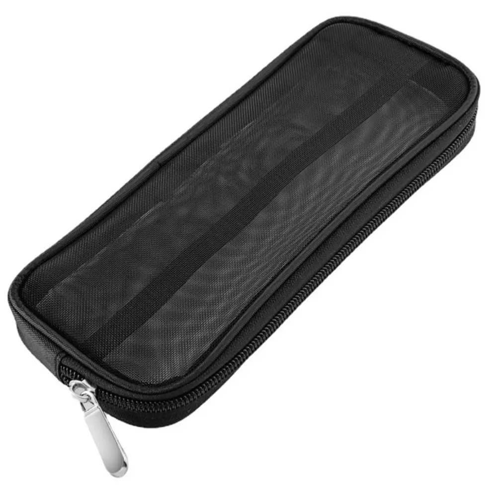 New Mesh Design Makeup Brush Travel Case Multipurpose with Zipper Beauty Tools Organizer Cosmetic Toiletry Bag Travel Use