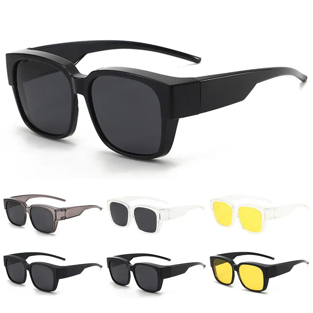 That Can Be Worn over Other Glasses for Driving Riding Fit Over Glasses Sunglasses Polarized Wrap Around Square Shades