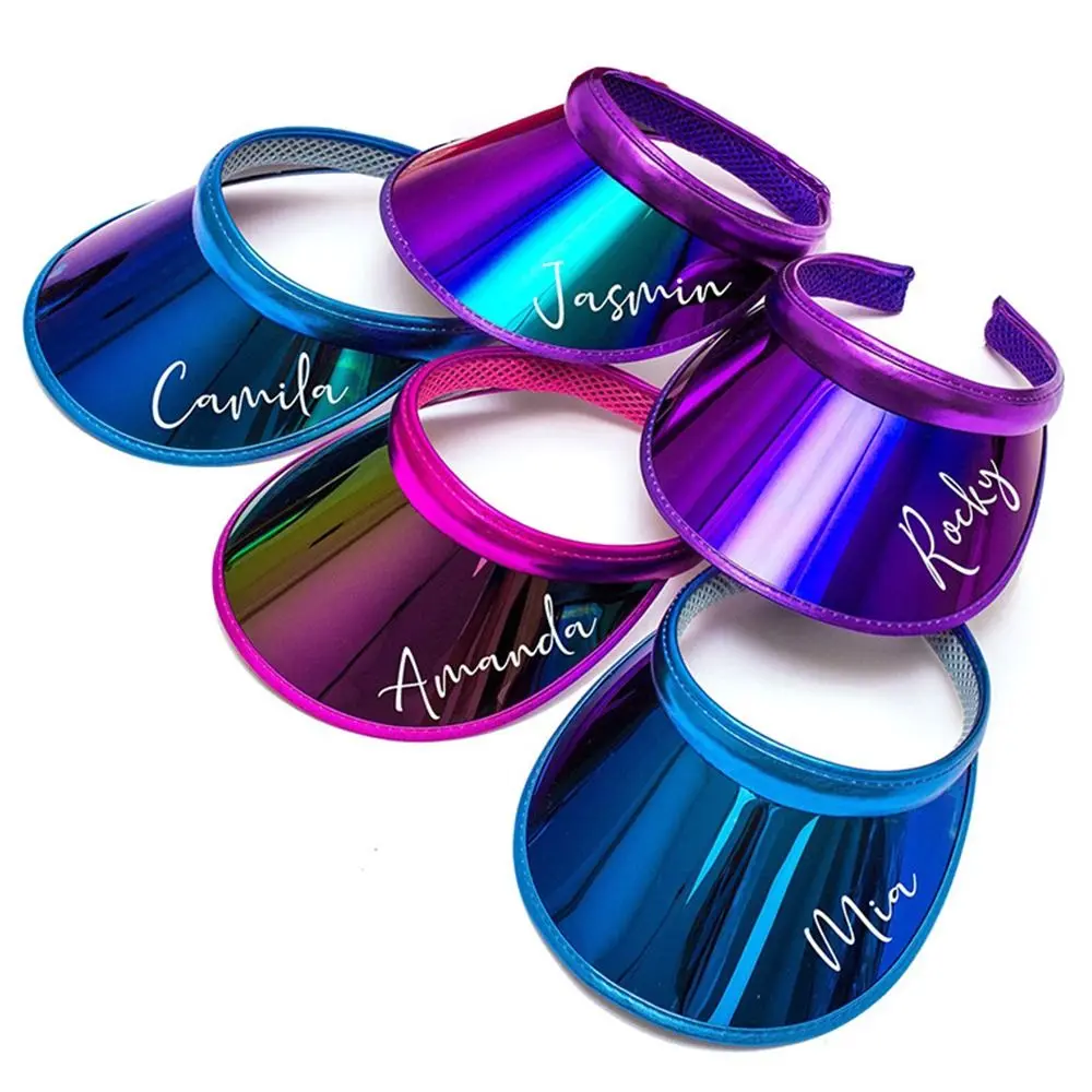 PVC Women Men Transparent Summer Baseball Hat Anti-UV Sunshade Hat Bicycle Sun Hat Visor Caps