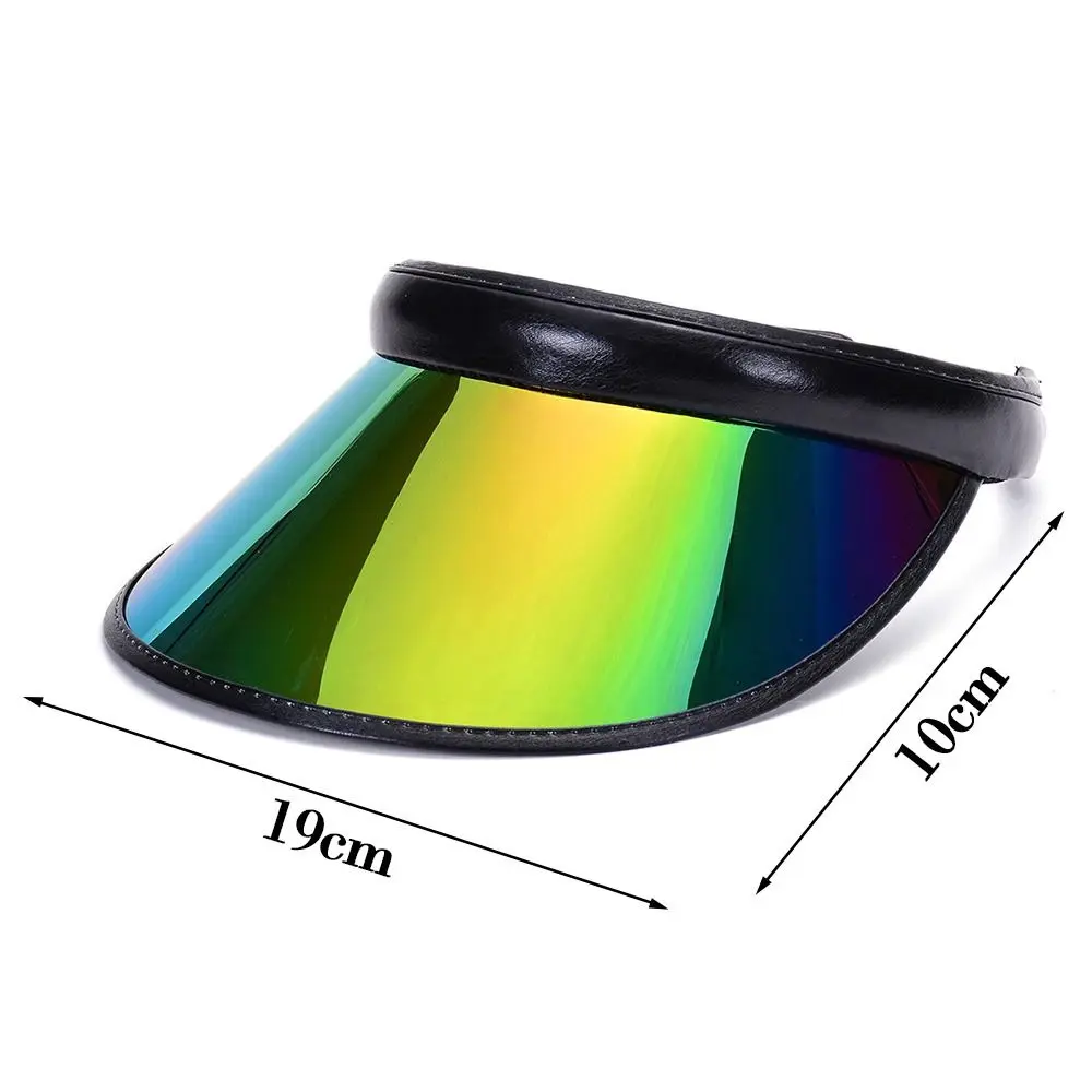 PVC Women Men Transparent Summer Baseball Hat Anti-UV Sunshade Hat Bicycle Sun Hat Visor Caps